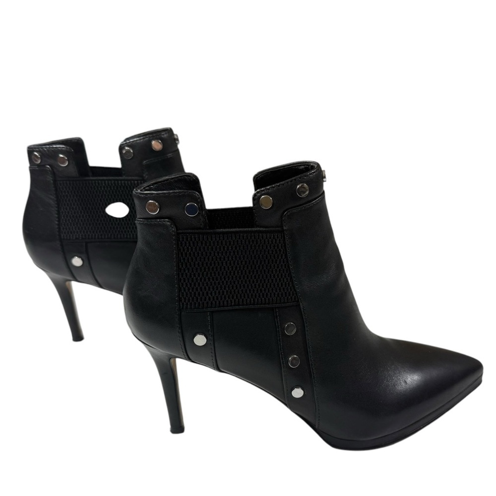 Karl Lagerfeld Black Ankle Boots studded leather